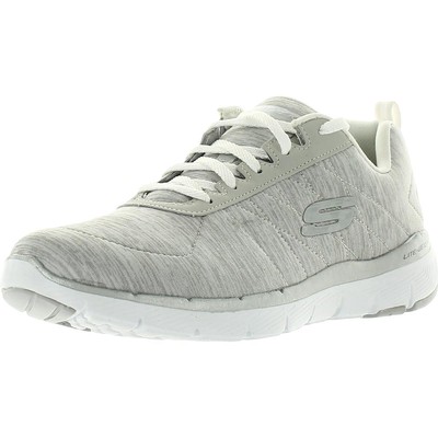 

Кроссовки Skechers Womens Flex Appeal 3.0 Insiders 7 Medium (B,M) BHFO 4786, White/silver
