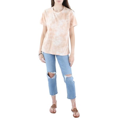 

Женская оранжевая футболка с короткими рукавами Lulus  BHFO 1492, Orange/white