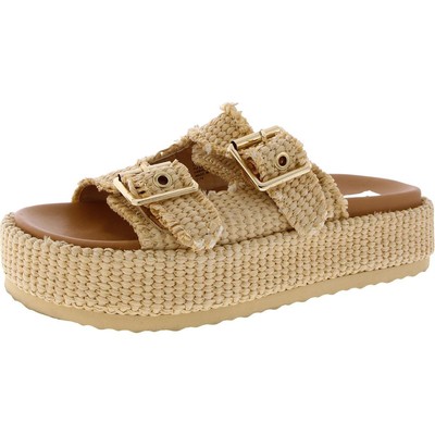 Steve Madden Womens Karrigan Buckle  Espadrilles Shoes BHFO 8776