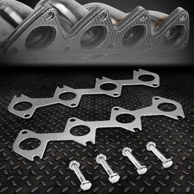 ДЛЯ 05-10 FORD MUSTANG GT 4.6L V8 АЛЮМИНИЕВАЯ ПРОКЛАДКА КОЛЛЕКТОРА ВЫПУСКНОГО КОЛЛЕКТОРА + БОЛТЫ