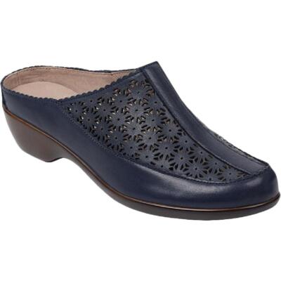 

Женские кожаные шлепанцы Easy Spirit Dusk, туфли без шнуровки BHFO 4306, Dusk