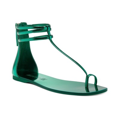 

INC Женские вечерние сандалии Cebrena с зеленым носком, размер 6, средний (B,M) BHFO 0345, Green multi