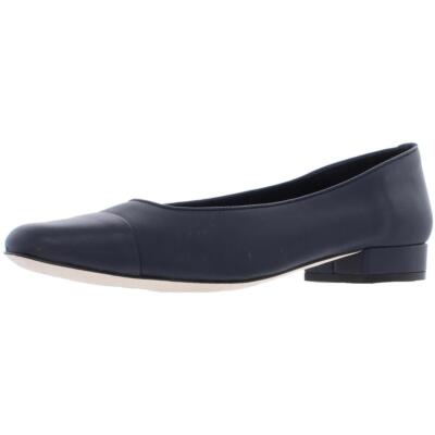 

VANELi женские темно-синие кожаные туфли Frankie на плоской подошве 8 узкие (AA,N) BHFO 4383, Navy