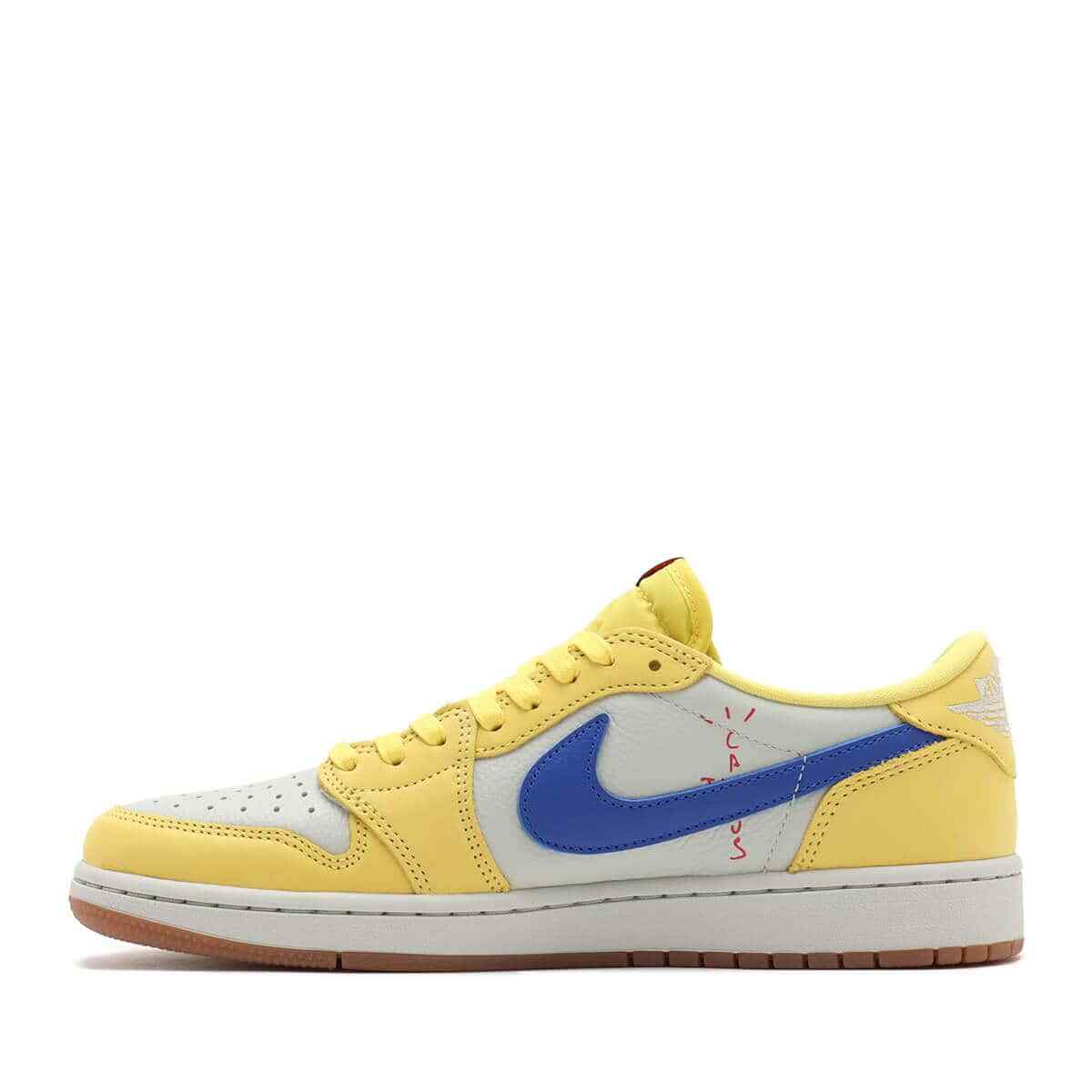 Pre-owned Jordan Travis Scott × Nike Wmns Air  1 Og Canary Dz4137-700 Us Women's 7 - 13 In Yellow