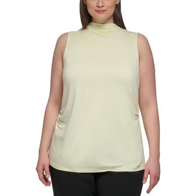 Calvin Klein Женский желтый трикотажный джемпер Shell Cami Plus 2X BHFO 7536