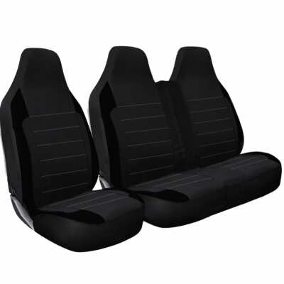 00-06 Ford Transit MK6 DELUXE VAN SEAT COVERS HEAVY DUTY GREY DPM CAMO 2+1