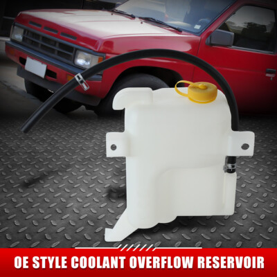 ДЛЯ 87-95 NISSAN PATHFINDER OE STYLE БАЧОК ПЕРЕЛИВНОГО БАЧКА ОХЛАЖДАЮЩЕЙ ЖИДКОСТИ + КРЫШКА + ШЛАНГ
