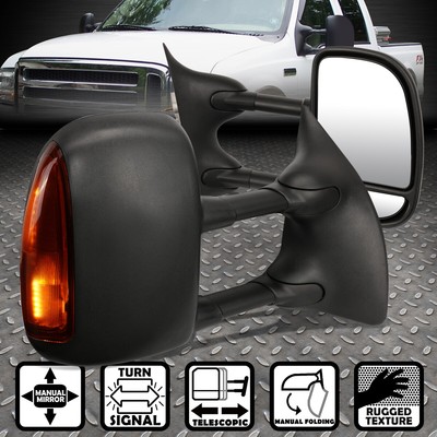 ДЛЯ 99-07 SUPERDUTY ВЫДВИЖНОЙ РЫЧАГ + СВЕТОДИОДНАЯ СИГНАЛЬНАЯ ЛАМПА, ПАРА БУКСИРОВОЧНЫХ ЗЕРКАЛ ЗАДНЕГО ВИДА