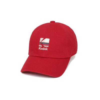 Genuine Kodak Rainbow Embroidered Ball Cap RED | eBay