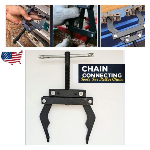 Roller Chain Tightener Chain Connecting Puller Holder Tool Us