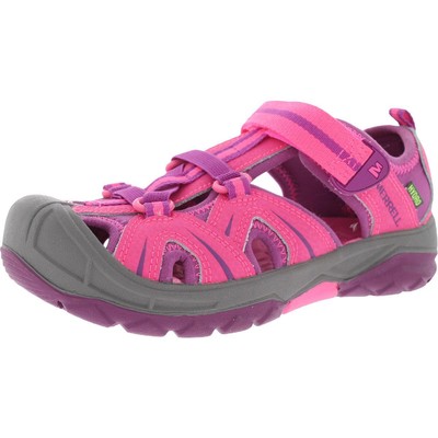 

Розовые спортивные сандалии Merrell Girls Hydro Pink, обувь 1 Medium (B,M) Little Kid BHFO 5669, Розовый, Hydro