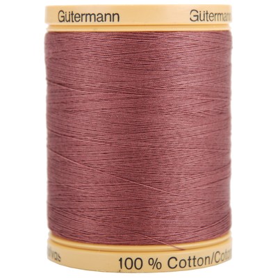 Gutermann Natural Cotton Thread Solids 876yd-Mauve 800C-2724