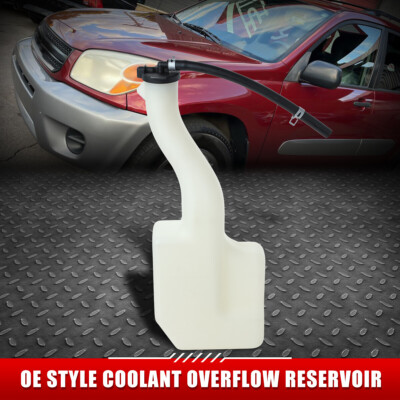 ДЛЯ 01-05 TOYOTA RAV4 OE STYLE РЕЗЕРВУАР ДЛЯ ПЕРЕЛИВА ОХЛАЖДАЮЩЕЙ ЖИДКОСТИ В СТИЛЕ OE + КРЫШКА + ШЛАНГ