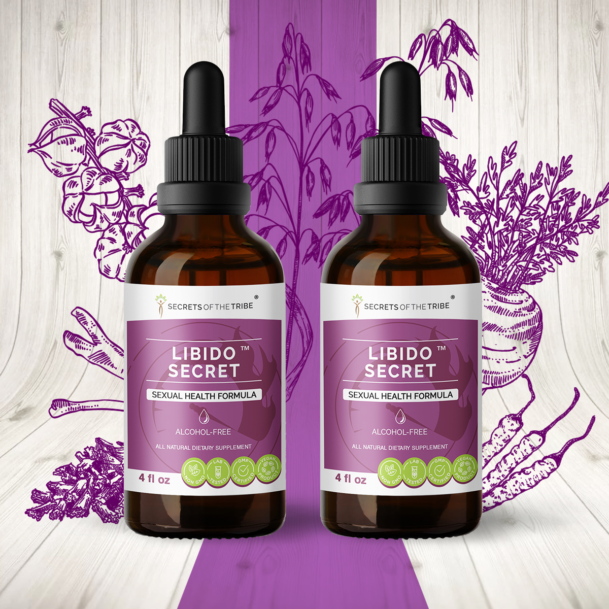 Secrets Of The Tribe Libido Secret Alcohol-FREE 