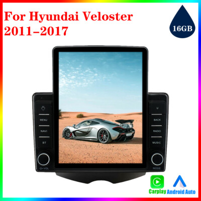 9.5'' Vertical Android 11 Stereo Radio GPS For Hyundai Veloster 2011-2017 Carplay