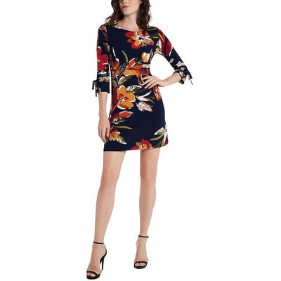

Женское темно-синее свободное платье свободного кроя MSK Petites  BHFO 4031, Navy multi
