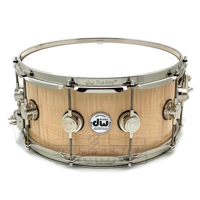 DW Collectors SSC Maple Snare Drum 14x6.5 Exotic Figured Sycamore w/Nickel-DCP