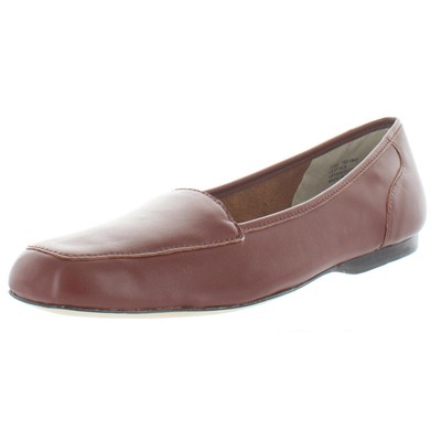 

Коричневые кожаные лоферы Array Womens Freedom 7.5 Super Slim (SS) BHFO 4601, British tan