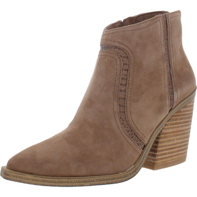 

Vince Camuto Женские Ботильоны Granda Suede Croco Print Trim Обувь BHFO 0227, VCGRANDA