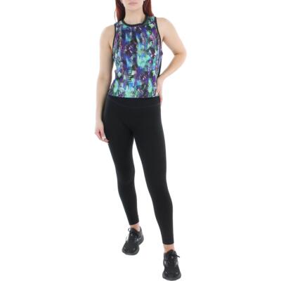 

Женская черная майка для фитнеса и тренировок Koral Activewear  BHFO 1063, Green multi, A6087BE40