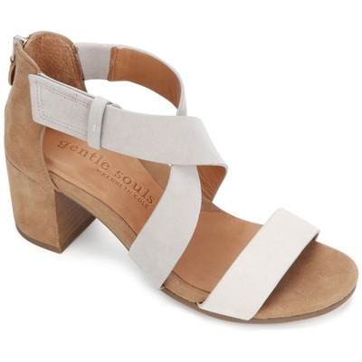 

Gentle Souls by Kenneth Cole Женские замшевые туфли на блочном каблуке Charlene BHFO 7987, Cedar multi, Charlene