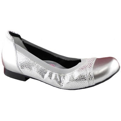 

Ros Hommerson Женские нарядные балетки из искусственной кожи Ronnie BHFO 7437, Silver combo, Ronnie