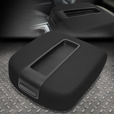 ДЛЯ 2007-2014 SILVERADO/SIERRA КОМПЛЕКТ КРЫШКИ ПЕРЕДНЕЙ ЦЕНТРАЛЬНОЙ КОНСОЛИ ДЛЯ ПОДЛОКОТНИКА ЧЕРНЫЙ