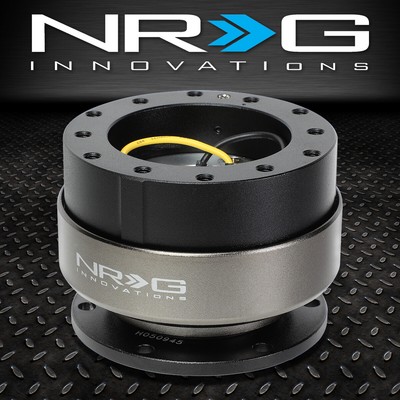 БЫСТРОРАЗЪЕМНЫЙ АДАПТЕР ДЛЯ АЛЮМИНИЕВОГО РУЛЕВОГО КОЛЕСА NRG С 6 БОЛТАМИ 2.0 ЧЕРНЫЙ / ТИТАНОВОЕ КОЛЬЦО