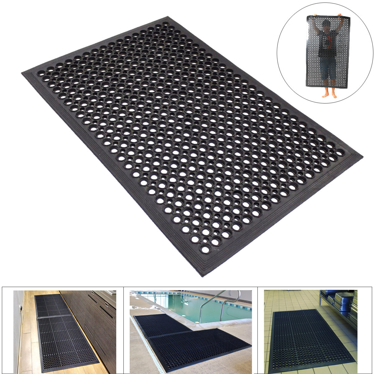 Door Mats Floor Mats 36x 60 Anti Fatigue Kitchen Restaurant