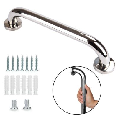Lot Stainless Steel Bathroom Handicap Safety Grab Bar Bath Shower Handle 12 Inch