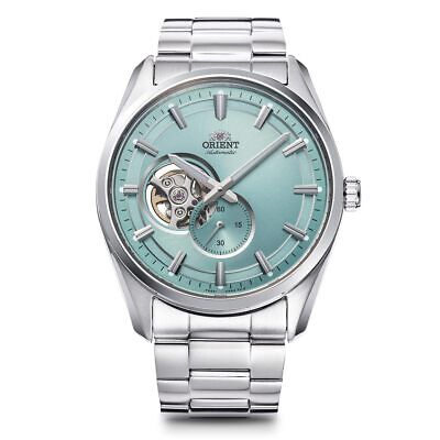Pre-owned Orient Rn-ar0009l Blue Contemporary 24 Jewels Automatic Mechanical Watch Men F/s