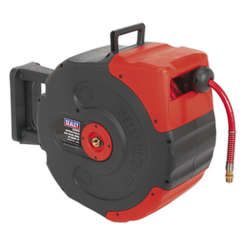 Sealey Retractable Air Hose Reel 20m Ø10mm ID Garage Workshop DIY
