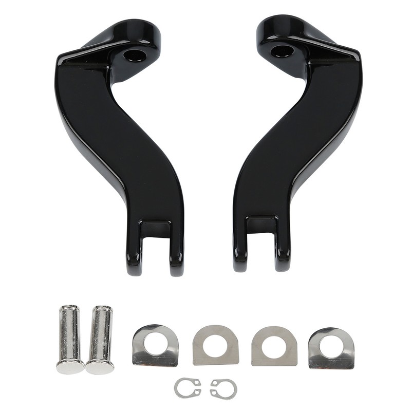 Passenger Foot Peg Mount Kit For Harley Touring Street Glide Road King 1993-2023