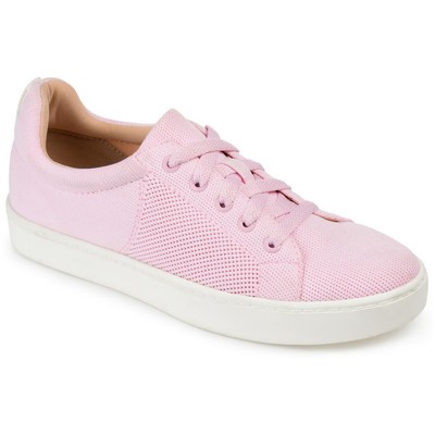Journee Collection Womens Pink Casual and Fashion Sneakers 7 Wide (C,D,W) 8713