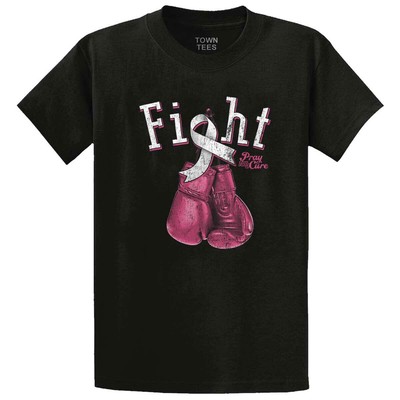 Breast Cancer Awareness Fighter Love BCA Gift Womens Short Sleeve Crewneck Tee