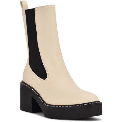 Женские ботинки Челси Nine West Doleas 3 цвета слоновой кости, 9 средних размеров (B,M) BHFO 7659