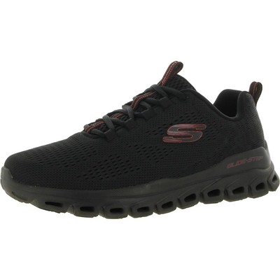 

Skechers Mens GLIDE STEP FASTEN UP Черная спортивная и тренировочная обувь BHFO 1436, Black