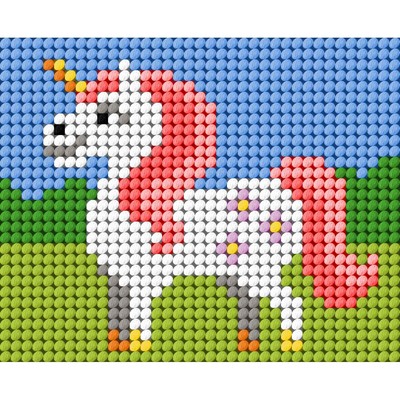 Orchidea My First Embroidery: Unicorn Needlepoint Kit