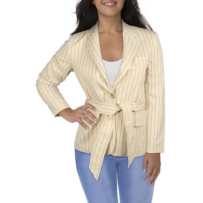 

Женский блейзер с двумя пуговицами в тонкую полоску Lauren Ralph Lauren BHFO 1514, Beige/black
