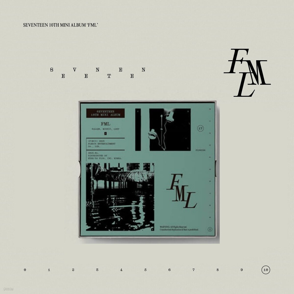 SEVENTEEN シリアル FML SEVENTEEN - SEVENTEEN 10th Mini Album 'FML' [Fallen, Misfit