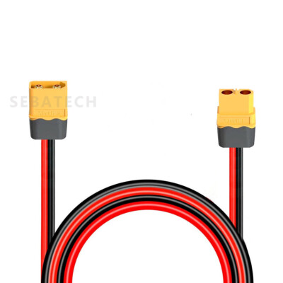 10 AWG XT60 to XT60 Female to Male Connector Solar Extension Cable Wire for RC