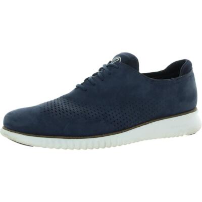 

Мужские синие кожаные оксфорды Cole Haan 2 Zerogrand 12 Medium (B,M) BHFO 6332, Marine blue