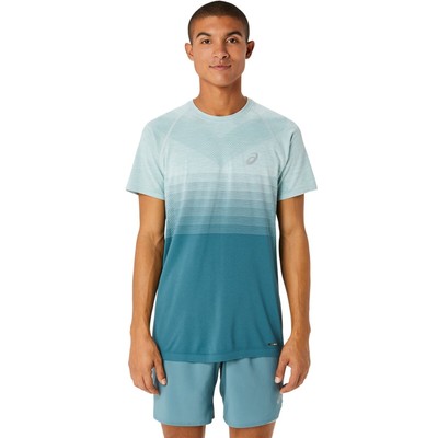 

Мужская беговая одежда ASICS SEAMLESS с коротким рукавом 2011C398, 2011C398