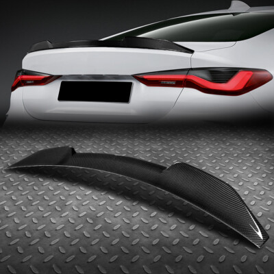 ДЛЯ 21-22 BMW 440I 430I/X DRIVE CARBON FIBER M4 DUCK BILL ЗАДНИЙ СПОЙЛЕР КРЫШКИ БАГАЖНИКА