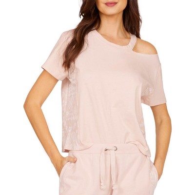 

Винтажная женская хлопковая футболка Havana с узором пейсли BHFO 9896, Mauve