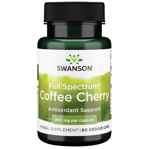 Swanson Full Spectrum Coffee Cherry 200 мг 60 растительных капсул