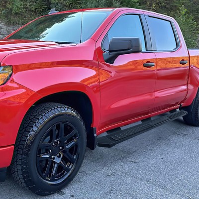 For 19-24 Silverado/Sierra 2500 3500HD Crew Cab 6" Side Step Bar Running Boards