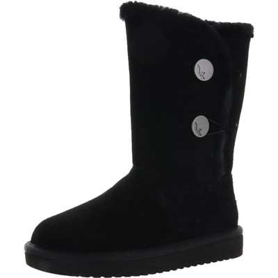 Женские высокие кожаные зимние ботинки из овечьей шерсти Koolaburra Kinslei, BHFO 7539