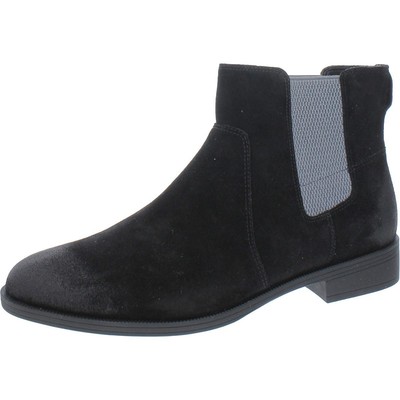 Женские ботинки челси из черной замши Vionic Womens Alana 9 Medium (B,M) BHFO 0519
