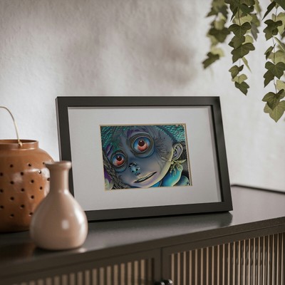 Amazing high definition Graphics -- Framed Posters, Black